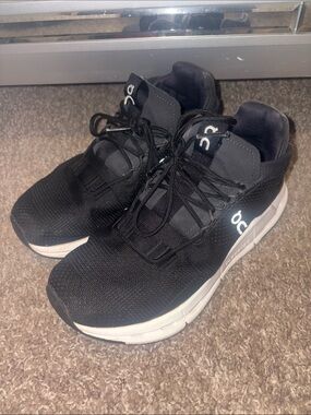 On Running Black and White Women's Athletic Sneakers